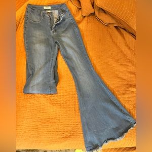 Wide flare jeans